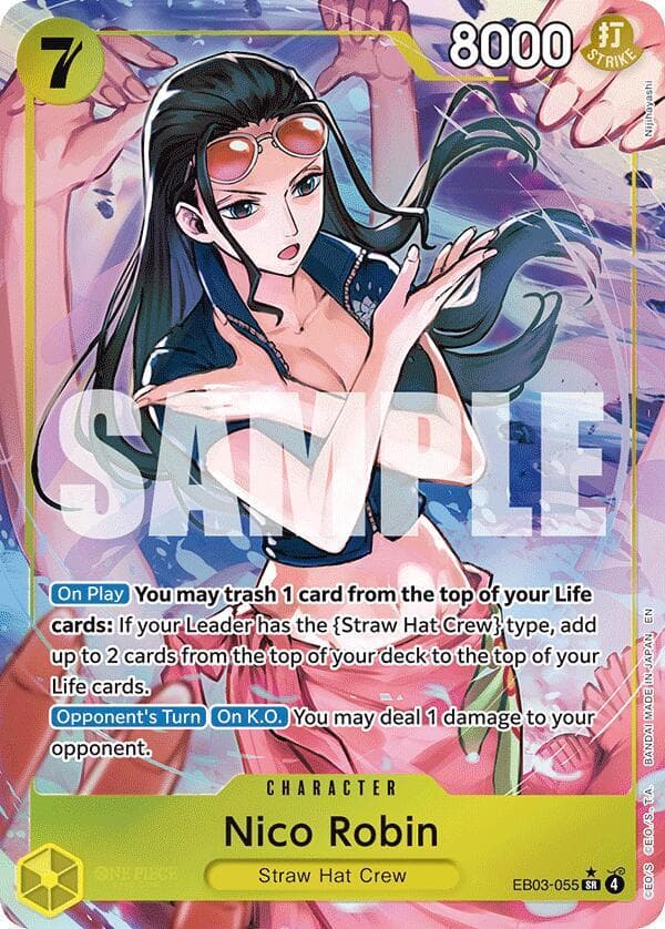 Nico Robin (EB03-055) Alternate Art Super Rare — Heroines Edition