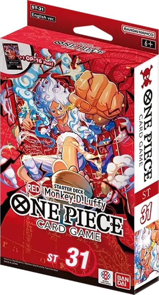 One Piece Card Game Starter Deck RED Monkey.D.Luffy (ST-31)